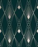 Vliestapete Deco Geometric Blau