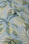 Vliesbehang Jungle Leaves Blauw