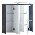 Armoire de toilette éclairée Lovis Bleu foncé - Largeur : 65 cm