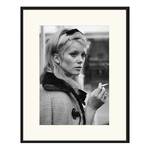 Afbeelding Catherine Deneuve massief beukenhout/acrylglas - zwart - 63 x 83 cm