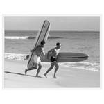 Afbeelding Surf Running massief beukenhout/acrylglas - wit - 63 x 83 cm