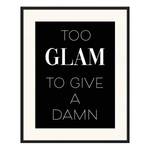 Afbeelding Too Glam massief beukenhout/acrylglas - zwart - 42 x 52 cm
