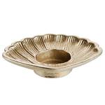 Waxinelichthouder GOLDEN NATURE Schelp aluminium - goudkleurig