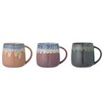 Becher Cloe 3er-Set Keramik - Mehrfarbig