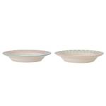 Assiettes à pâtes Patrizia - Lot de 2 Céramique - Multicolore