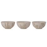 Schale Primrose 3er-Set Keramik - Beige