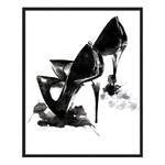 Bild Black Leather High Heels 42 x 52 x 2.6 cm