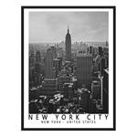 Tableau déco New York City Black & White 73 x 93 x 2.6 cm