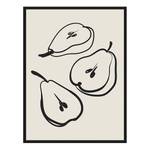 Afbeelding Pears massief beukenhout/acrylglas - zwart - 63 x 83 cm