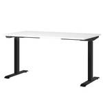 Bureau réglable en hauteur Jet Blanc / Noir - Largeur : 140 cm