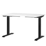 Bureau réglable en hauteur Jet Blanc / Noir - Largeur : 120 cm