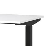 In hoogte verstelbaar bureau Jet Wit/zwart - Breedte: 120 cm