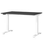 Bureau réglable en hauteur Jet Gris gaphite / Blanc - Largeur : 120 cm