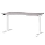 Bureau réglable en hauteur Jet Cachemire / Blanc - Largeur : 140 cm