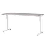 Bureau réglable en hauteur Jet Cachemire / Blanc - Largeur : 160 cm