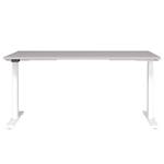 Bureau réglable en hauteur Jet Cachemire / Blanc - Largeur : 160 cm