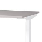 Bureau réglable en hauteur Jet Cachemire / Blanc - Largeur : 180 cm