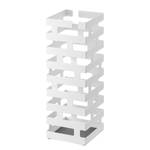 Portaombrelli Brick Acciaio / Silicone - Bianco - 15 x 15 cm