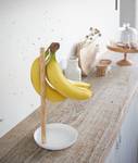 Bananenhouder Tosca deels massief essenhout/staal - wit