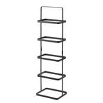 Schoenenrek Tower Rack staal - Zwart - 22 x 78 cm