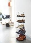 Étagère à chaussures Tower Rack Acier - Noir - 22 x 78 cm