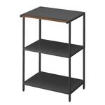 Étagère de cuisine Tower Rack Partiellement en frêne massif / Acier - Noir - Hauteur : 90 cm