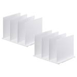 Organisateurs de poche Smart - Lot de 2 Plastique - Blanc