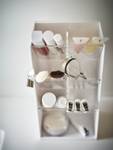 Make-Up Organizer Tower Kunststoff - Weiß