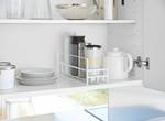 Organizer da cucina Tower Mug Acciaio - Bianco