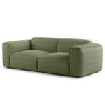 2-Sitzer Sofa HUDSON Bouclé Stoff Bony: Moosgrün