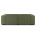 2-Sitzer Sofa HUDSON Bouclé Stoff Bony: Moosgrün