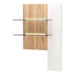 Open wandkast Lazori type B Bianco eikenhout - Wit