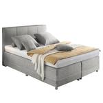 Lit boxspring Kapae Tissu Luara: Gris - 140 x 200cm