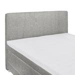 Lit boxspring Kapae Tissu Luara: Gris - 140 x 200cm