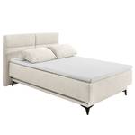 Lit boxspring Katalat Tissu Luara: Ecru - 140 x 200cm