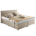 Lit boxspring Kapae Tissu Luara: Sable - 180 x 200cm