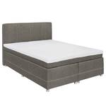 Lit boxspring Kapae Tissu Luara: Anthracite - 140 x 200cm