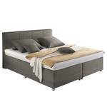 Lit boxspring Kapae Tissu Luara: Anthracite - 180 x 200cm