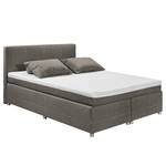 Lit boxspring Kapae Tissu Luara: Anthracite - 180 x 200cm