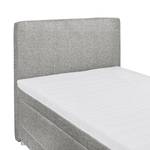 Letto boxspring Kapae Tessuto Luara: grigio - 120 x 200cm