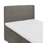 Boxspring Kapae Platweefsel Luara: Antracietkleurig - 120 x 200cm