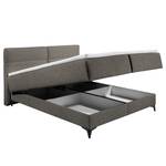 Letto contenitore Katalat Tessuto Luara: antracite - 160 x 200cm