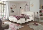 Lit boxspring Katalat Tissu Luara: Ecru - 160 x 200cm