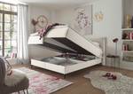 Lit boxspring Katalat Tissu Luara: Ecru - 160 x 200cm