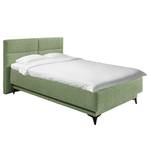 Lit boxspring Katalat Tissu Luara: Vert olive - 120 x 200cm