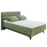 Boxspring Katalat Platweefsel Luara: Olijfgroen - 120 x 200cm