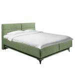 Letto contenitore Katalat Tessuto Luara: verde oliva - 160 x 200cm