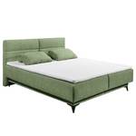 Lit boxspring Katalat Tissu Luara: Vert olive - 180 x 200cm