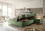 Lit boxspring Cerrave Tissu Luara: Vert olive