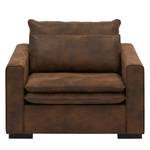 Fauteuil Dailman Microfibre Goda: Marron chocolat